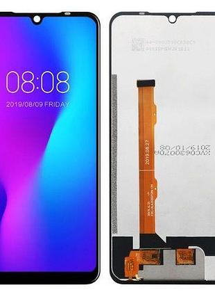Дисплей для doogee y9 plus, n20 із сенсором чорний