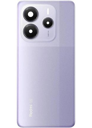 Задня кришка xiaomi redmi note 14 5g, зі склом камери, lavender purple
