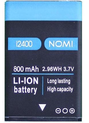 Аккумулятор для nomi i2400, 800mah