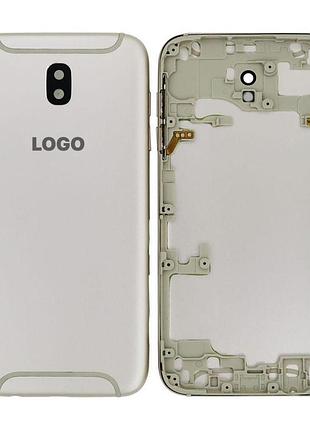 Корпус samsung j5 j530 с шлейфом и кнопками громкости, золотой