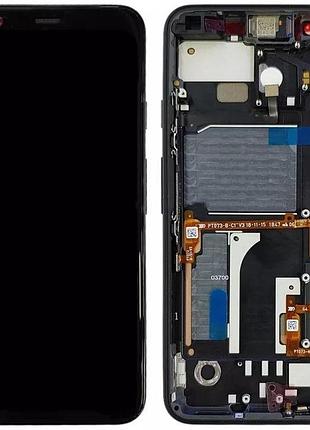 Дисплей google pixel 4 с сенсором и рамкой, черный, оригинал