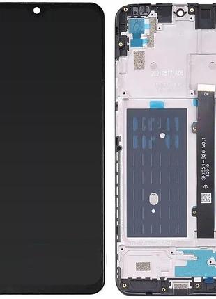 Дисплей zte blade a51 2021, blade a71 2021 с сенсором и рамкой, black