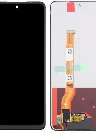 Дисплей oppo a3, a3x, с сенсором, черный