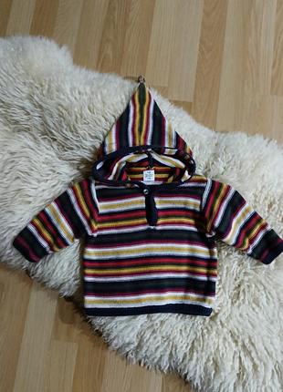 Светр дитячий в'язаний з капюшоном  h&m