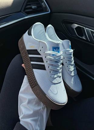Adidas samba white premium 6