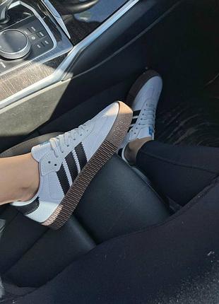 Adidas samba white premium 10