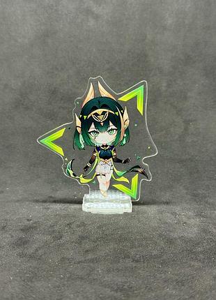Акриловая коллекционная фигурка геншин импакт - genshin impact chibi нефер (nefer) 10 см