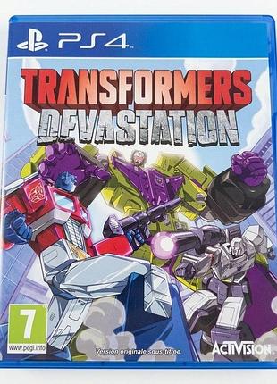 Transformers devastation ps4 дисковая версия (б/в) cusa01985