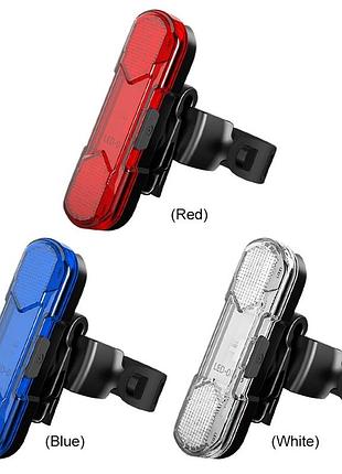 Вело фара задняя, usb перезаряжаемая as1010 с поворотом на 360°. мигалка с аккумулятором