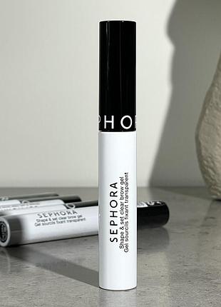Фиксирующий гель для бровей sephora shape & set clear eyebrow gel 7 ml