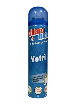 Засіб для миття скла chiaro luce професійний без розводів e professionale per natura vetri, 300 мл