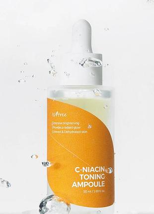 Сыворотка с витамином c и ниацинамидом isntree c niacin toning ampoule 50 мл