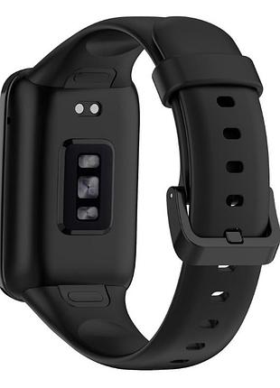 Ремешок для xiaomi mi band 7 pro, силиконовый, черный