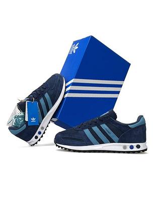 Мужские кроссовки adidas la trainer navy sky white