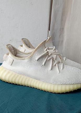 Оригинальные кроссовки adidas yeezy boost 350 v2 , кремово-белые