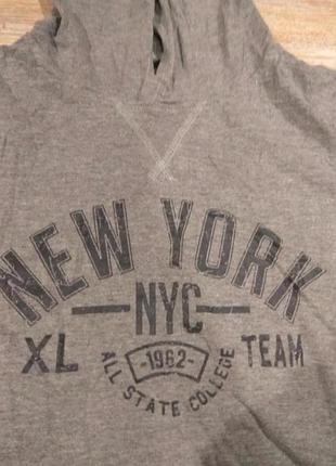 Лонгслив с капюшоном  new york 5
