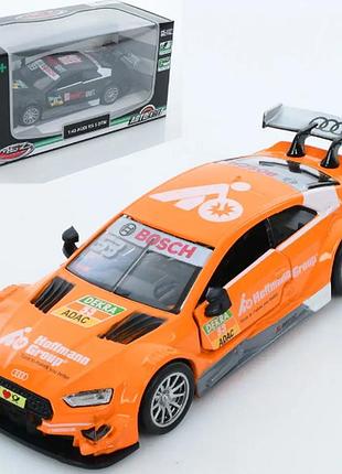 Машина as-3039 автосвіт,audi rs 5 dtm,мет.,інерц.,відчин.двері,гум.колеса,2кольори,кор.,14,5-7-6,5см, шт