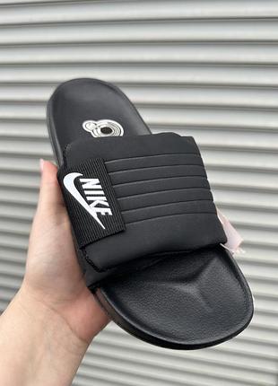 Шльопанці nike offcourt adjust black, 37,38,39,40 розміри