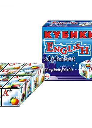 Іграшка кубики "абетка англійська технок", 1325, шт