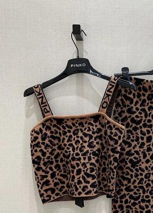 Топ з леопардовим прінтом pinko