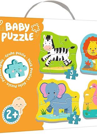 60738 trefl пазли "baby classic" тварини на сафарі, шт