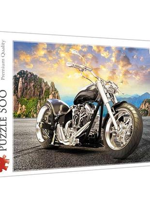 Пазли - (500 елм.) - "чорний мотоцикл"/trefl, шт