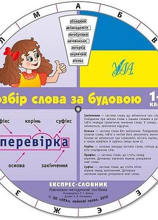 Книга: експрес-словник. розбір слова за будовою. 1-4 клас, шт
