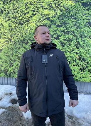 Мужская весенняя куртка new balance, увеличенные размеры 56 58 60 62 64
