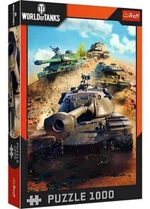 09436 trefl пазли "1000" world of tanks: танки в бою, шт