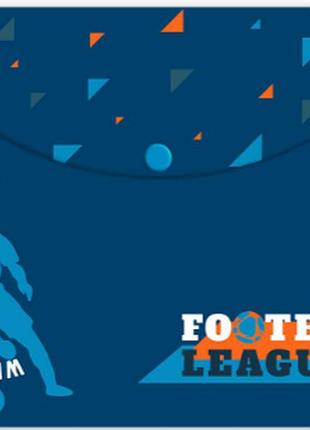 Папка-конверт на кнопці а4 "yes" football пластик, 492027 , шт