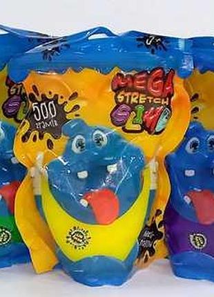 В'язка маса "mega stretch slime" пакет 500г укр (10), шт