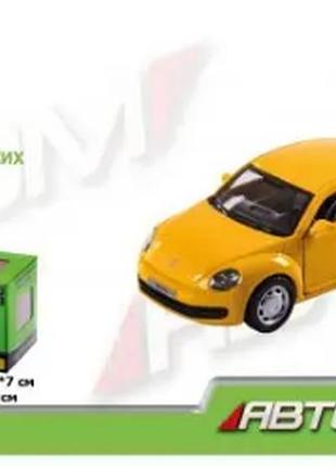 Машина мет. автопром арт. 4349 (96шт/2) 1:38 volkswagen the beetle,відкр..двері, короб. 14,5*6,5*7с, шт