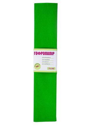 Папір кольоровий гофрований "1 вересня" 110% 703078 35,7г св-зелений, шт