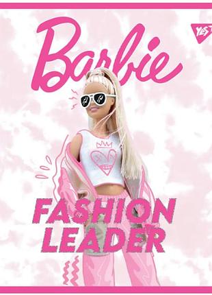 Зошит для записів а5/18 лін. "yes" "barbie" мат. вдл+глітер 766825, шт