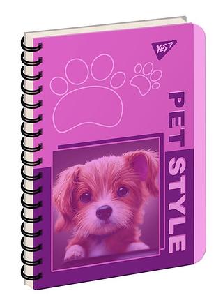 Зошит із роздільниками в6/144 арк. "yes" пласт. обкл. pet style, 681903, шт