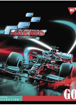 Зошит для записів а5/48 лін. "yes" "racing championship" мат. вдл+уф-виб.+мікроембосінг 766881, шт