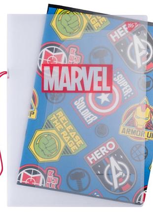 Зошит а4/48 кл. в пластиковій папці з малюнком "marvel hero" yes, шт