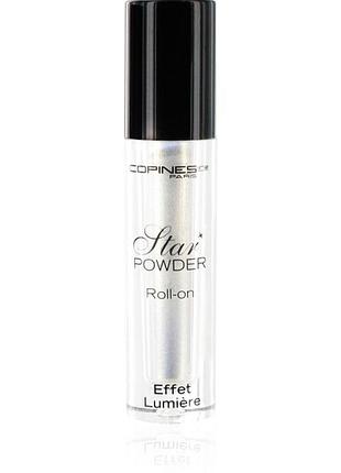 Роликовий хайлайтер для обличчя білий copines line paris star powder roll`on 00 blanc reflet or