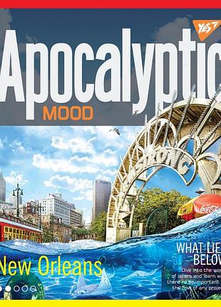 Зошит для записів а4/80 кл. yes "apocalyptic" иридиум+уф.спл. 891467, шт
