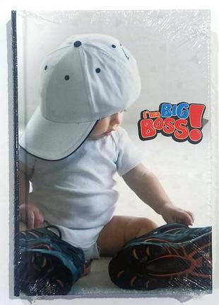Блокнот в6/96 арк."аркуш""i'm big boss" # тверда обкл., мат. лам. + виб. уф, 1в2393, шт