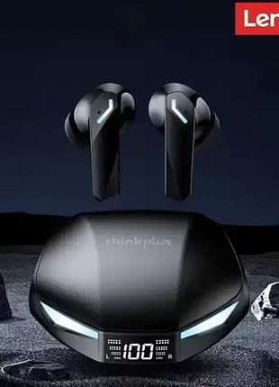 Бездротові ігрові bluetooth-навушники lenovo xt53 v5.4 з мікрофоном black