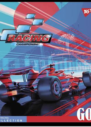 Зошит для записів а5/96 лін. "yes" "racing championship" мат. вдл+уф-виб.+мікроембосінг 766906, шт