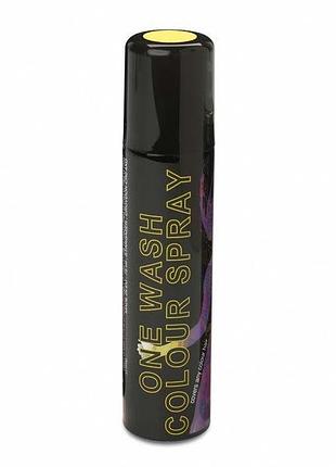 Кольоровий спрей для волосся неон жовтий stargazer one wash colour spray uv yellow 75 мл