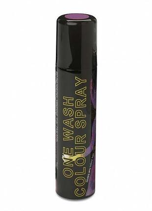 Кольоровий спрей для волосся неон фіолетовий stargazer one wash colour spray uv purple 75 мл