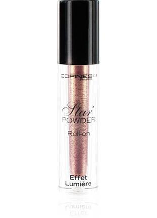 Роликовий хайлайтер для обличчя рожевий copines line paris star powder roll`on 06 rose