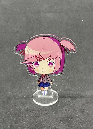 Акриловая коллекционная фигурка chibi doki doki literature club! нацуки 10 cм