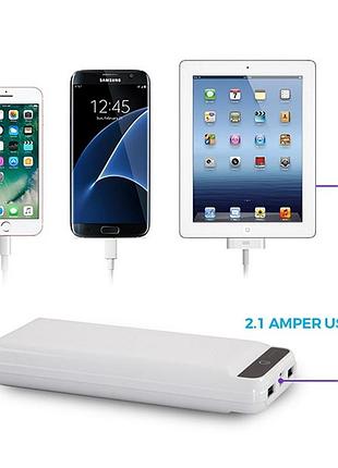 Power bank s-li̇nk ip-g21 20000mah 2хusb мощный внешний аккумулятор батарея с фонариком