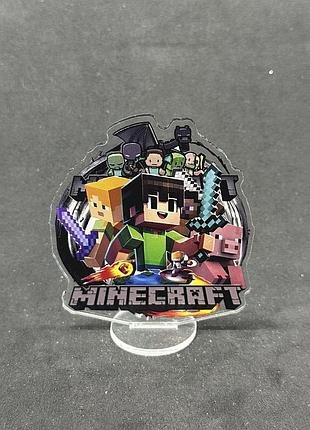 Акриловая коллекционная фигурка chibi minecraft (2) 10 cм