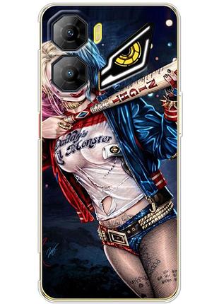 Чохол силіконовий з картинкою на zte nubia neo 3 5g (харли квинн, harley quinn)