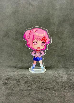 Акриловая коллекционная фигурка chibi doki doki literature club! нацуки 1 10 cм